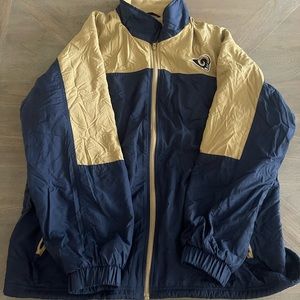 Vintage 2016 Rams Fleece Windbreaker